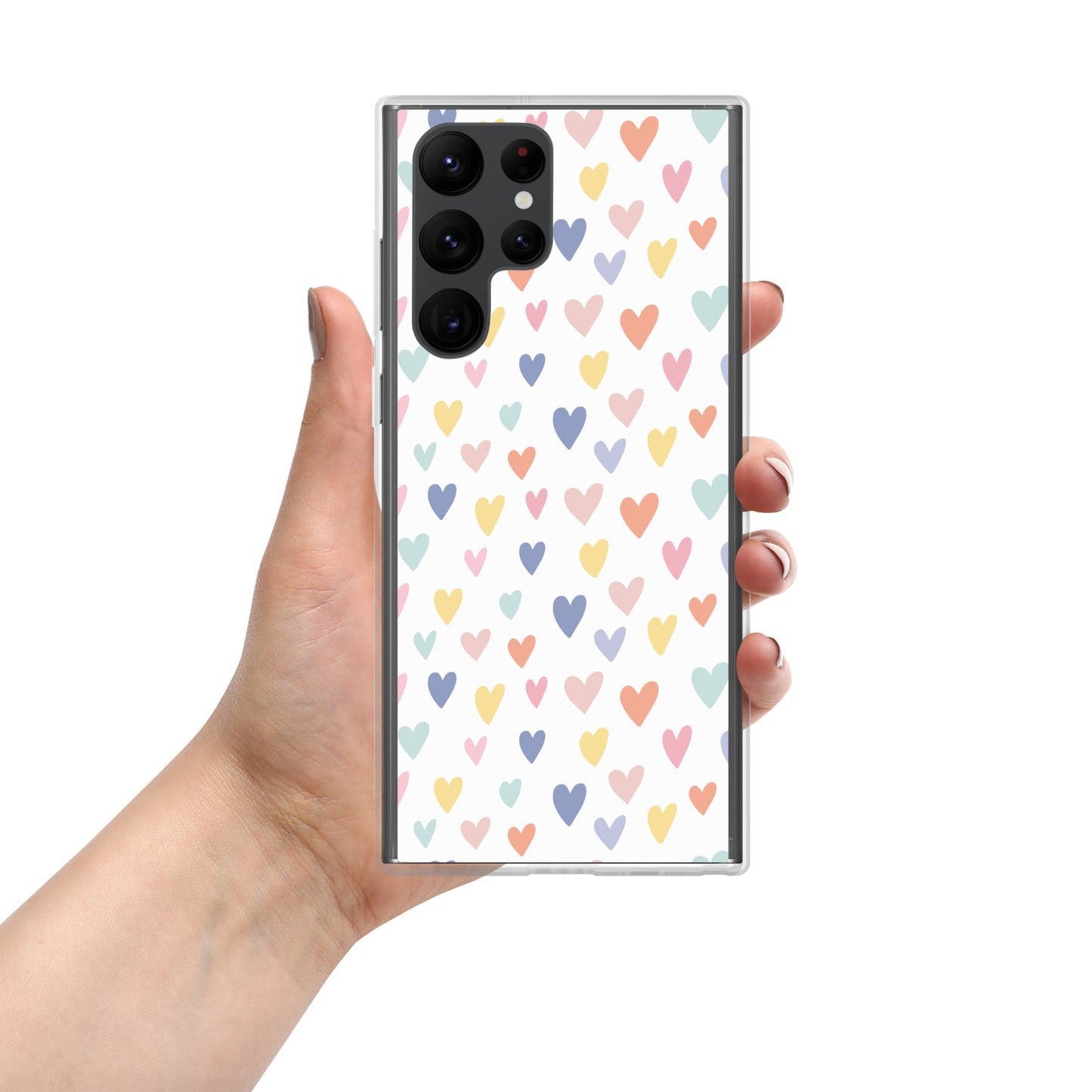 Carcasa para Samsung corazones de colores