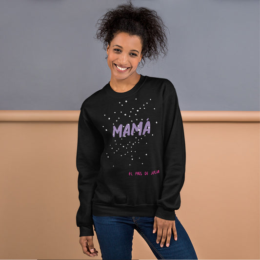 Sudadera unisex mamá estrellitas