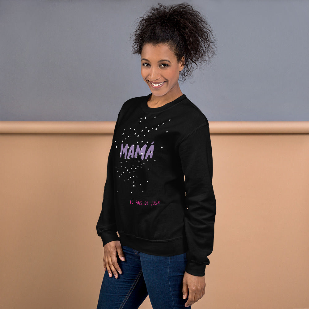 Sudadera unisex mamá estrellitas