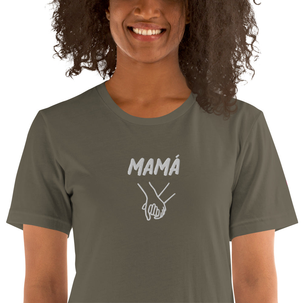 Camiseta de manga corta unisex MAMÁ